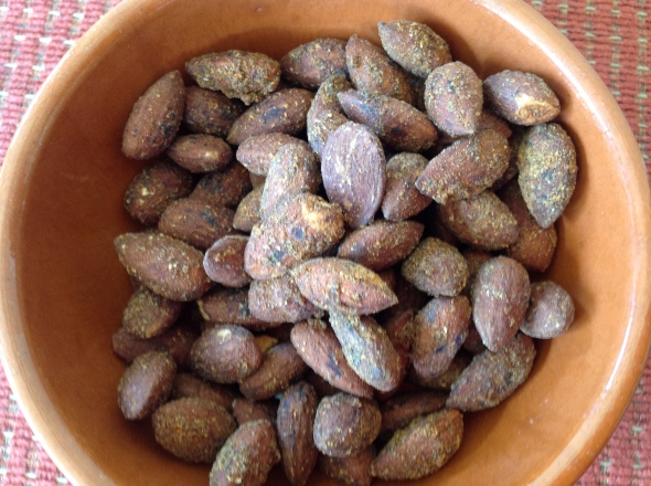 Chilli almonds