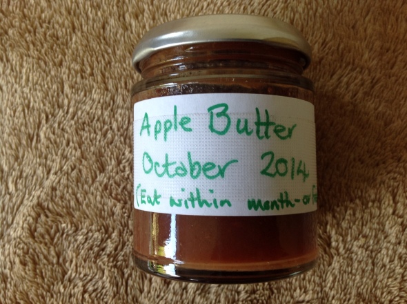 Home made apple butter