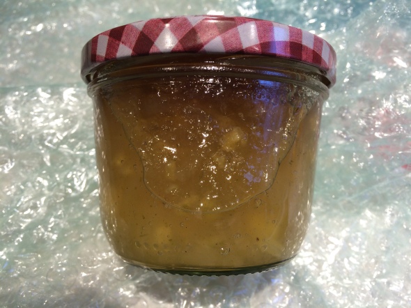 Homemade pear pineapple jam